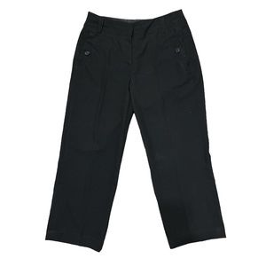 Sandro Sportswear Black Relaxed Fit Capris Pants